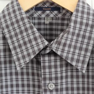 Elie Tahari Men's Plaid Shirt, XS